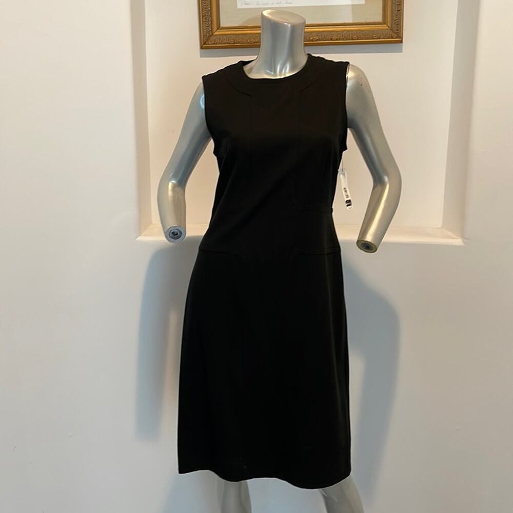 DKNY Sleeveless Sheath Black Dress Size 10